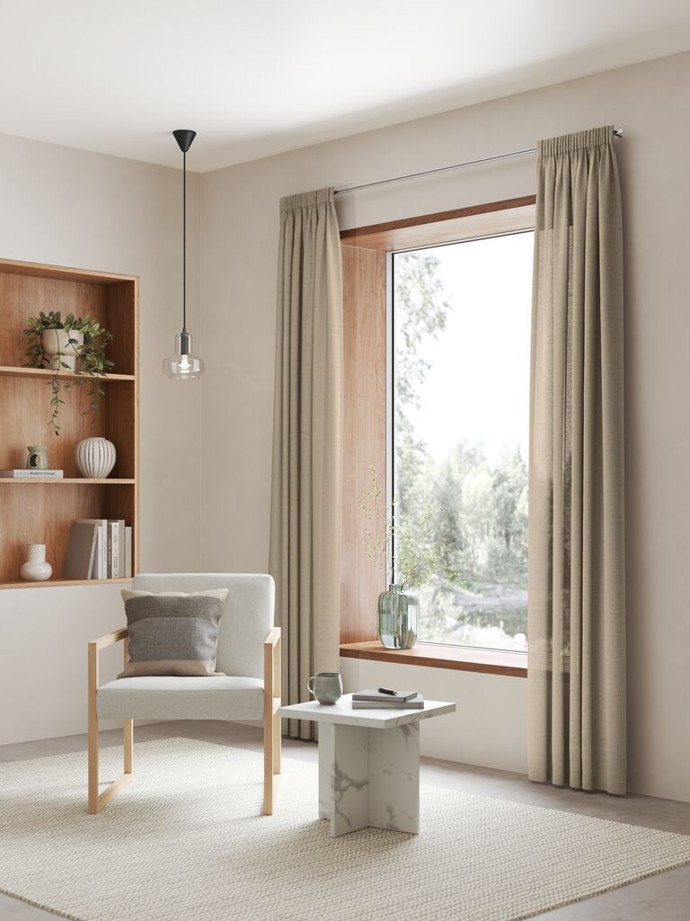 Zavjesa ANJAN 1x135x245 pijesak