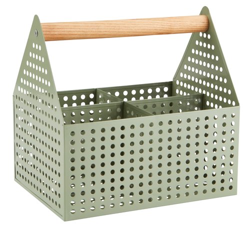 Kutija VICKLEBY Š15xD20xV20 cm zelena