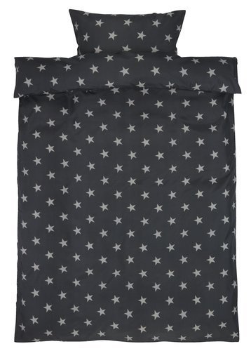 Posteljina STARS 140x200/50x70/75 cm siva