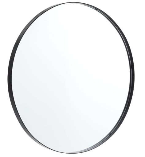 Ogledalo MARSTAL Ø70 cm crna