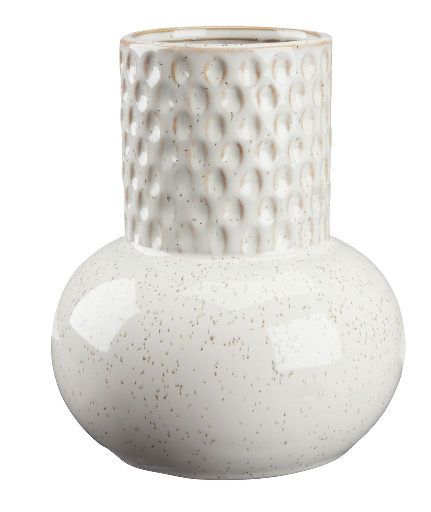 Vaza INGBERT Ø15xV18 cm bijela
