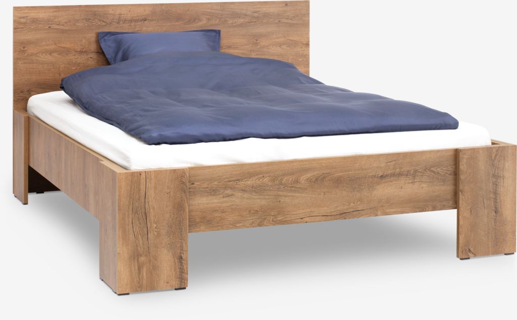 Ram kreveta VEDDE 180x200 cm divlji hrast