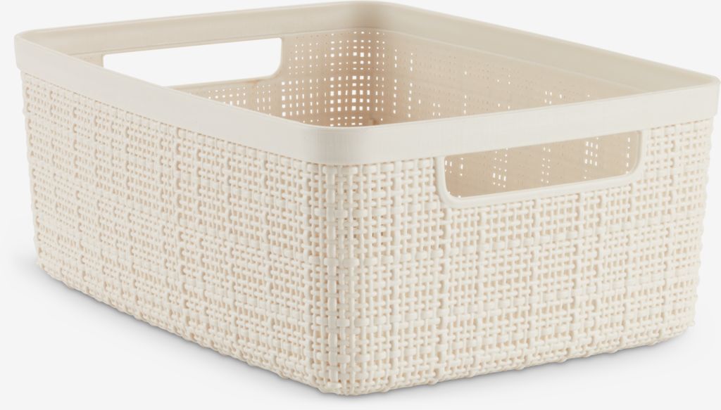 Korpa JUTE 5L plastika prljavo bijela