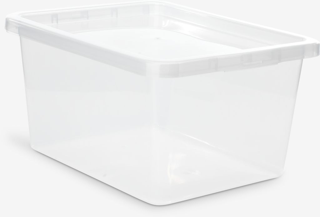 Kutija BASIC BOX 20L sa poklopcem providna