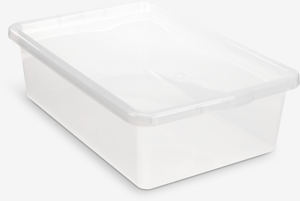 Kutija BASIC BOX 30L sa poklopcem providna