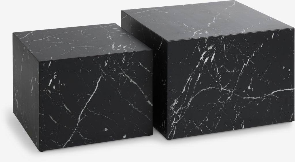 Set stočića TINGSTED 55/45x55/45 cm boja mermera