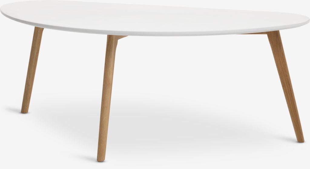 Stočić LEJRE 60x120 cm bijela/hrast