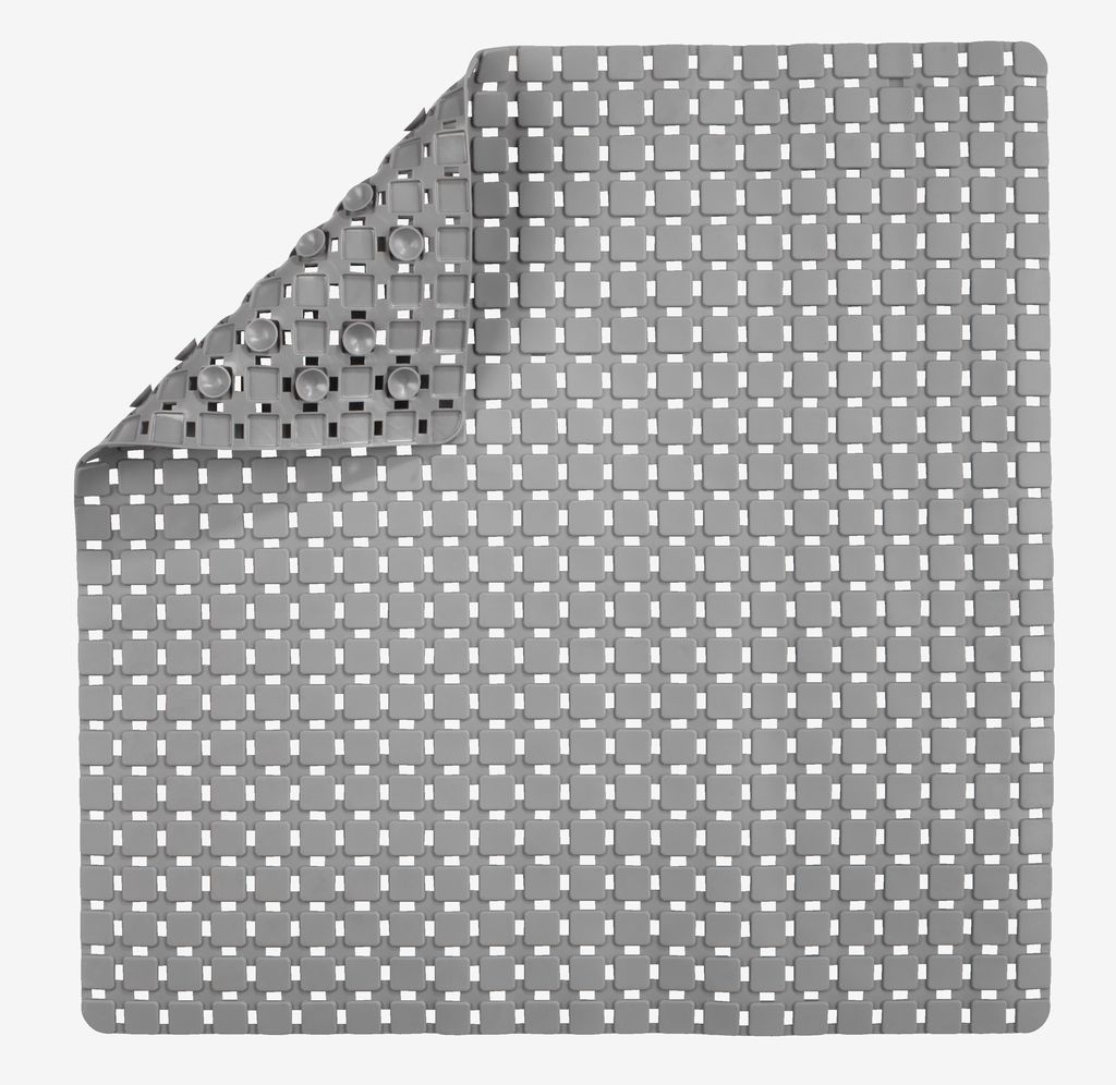 Protivklizajuća prostirka za kupatilo VITTINGE 55x55 cm siva