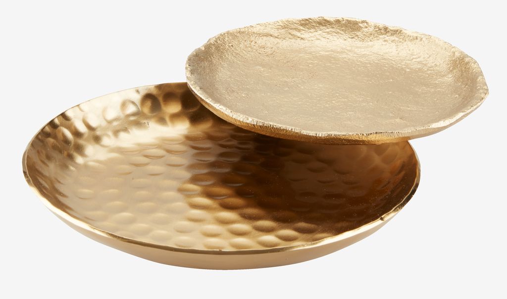 Posuda EDSELE Ø11/14 cm zlatna 2 kom