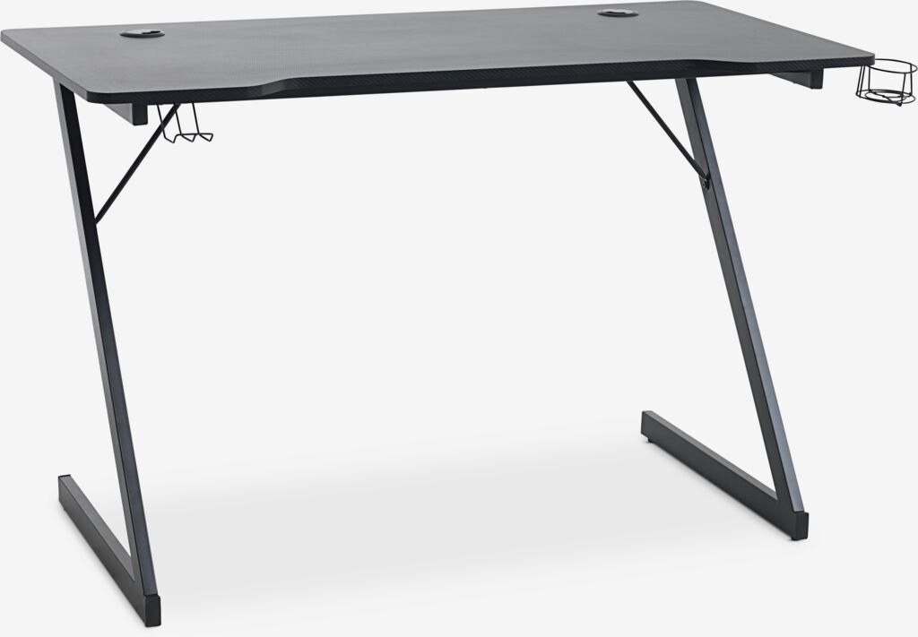 Gejmerski sto HALSTED 60x120 cm crna