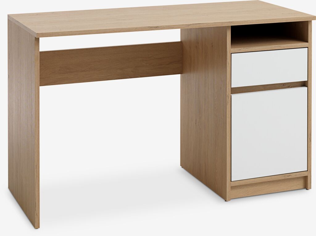 Radni sto BILLUND 53x120 cm bijela/hrast