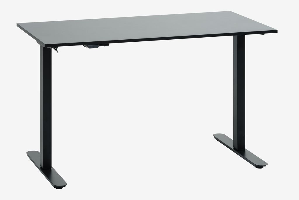 Radni sto sa podesivom visinom SVANEKE 60x120 cm crna