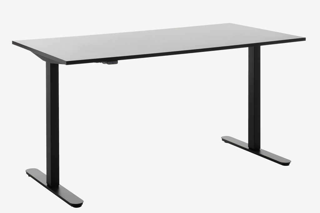 Radni sto sa podesivom visinom SVANEKE 80x160 cm crna