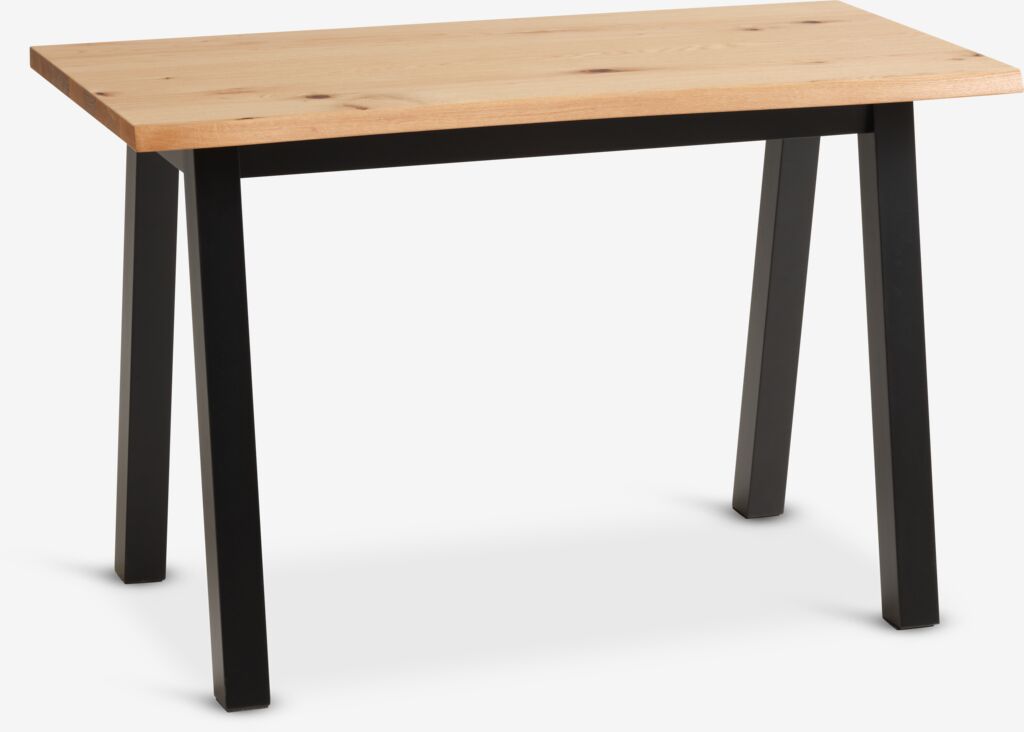 Radni sto SKOVLUNDE 60x120 cm hrast/crna