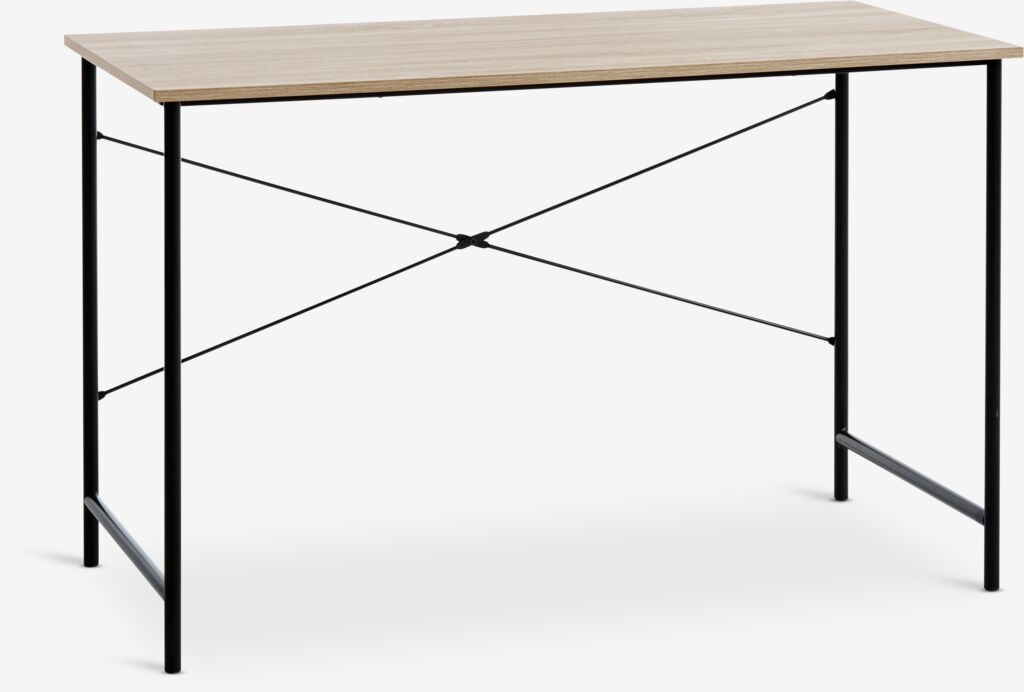 Radni sto VANDBORG 60x120 cm hrast/crna