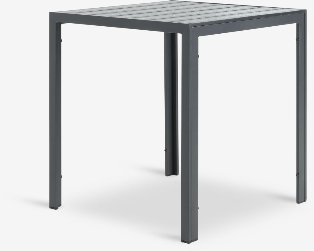 Baštenski sto JERSORE Š70xD70 cm crna