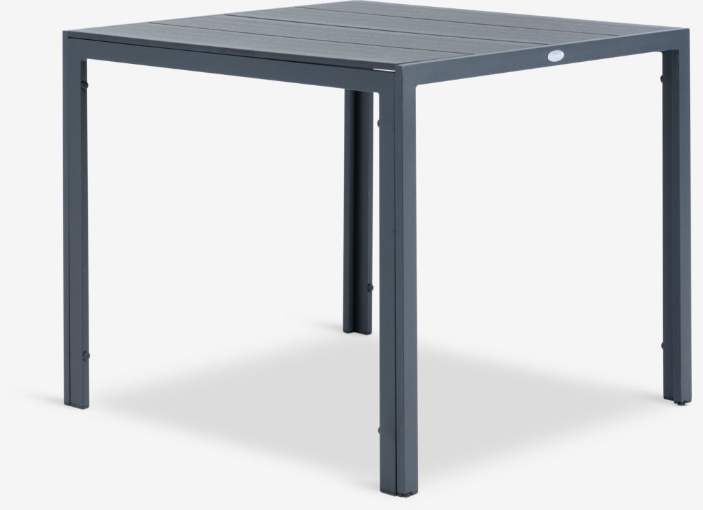 Baštenski sto MADERUP Š90xD90 cm crna