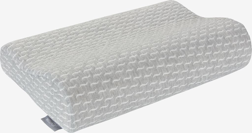 Jastuk KVINA 30x50x10/7 cm siva