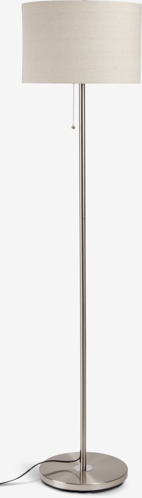 Podna lampa KRISTOF V145 cm brušeni čelik