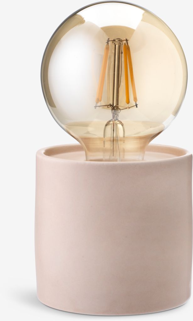 Lampa na baterije ARNOLD Ø9xV16 cm roze