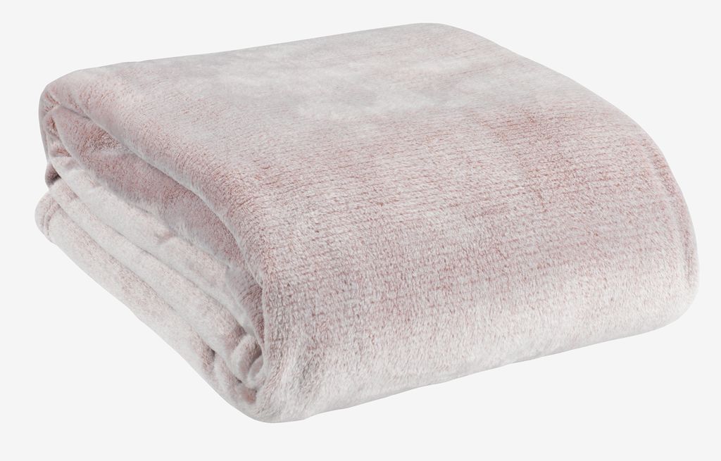 Ćebe KRATTFIOL 200x220 cm flanel roze