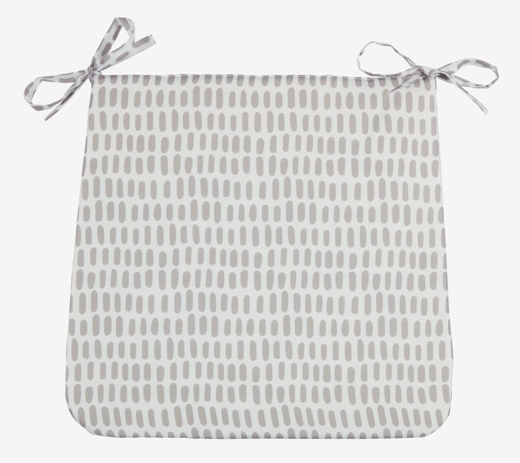Jastuk za stolice AL 34x36x2 cm siva