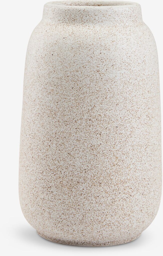 Vaza KARLANTON Ø14xV23cm bijela