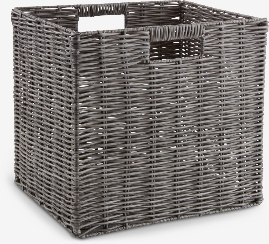 Korpa CASPERSEN Š28xD32xV30 cm siva