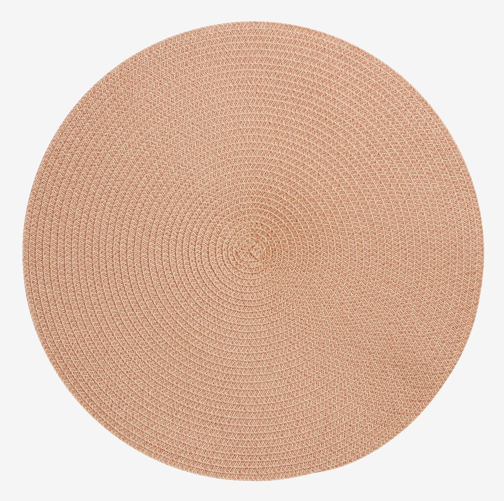 Stoni podmetač KUNGSMYNTA Ø38 cm roze/žuta