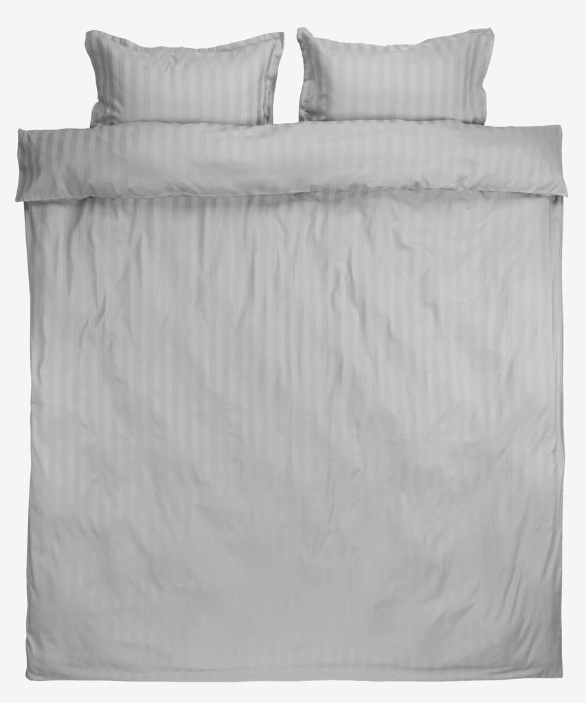 Posteljina NELL 200x220/50x70/75 cm svijetlo siva
