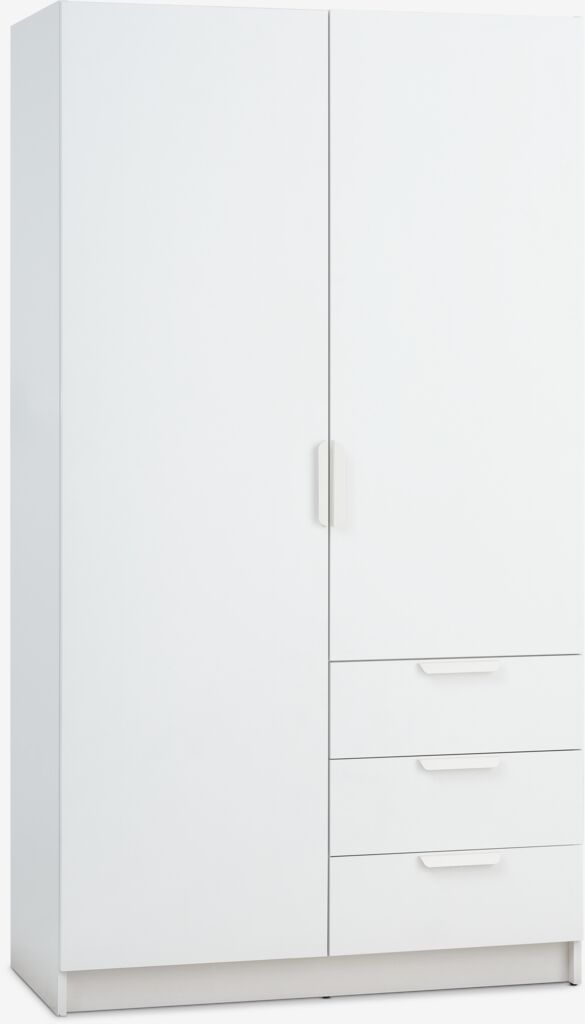 Ormar JENSLEV 96x176 2 vrata 3 fioke bijela
