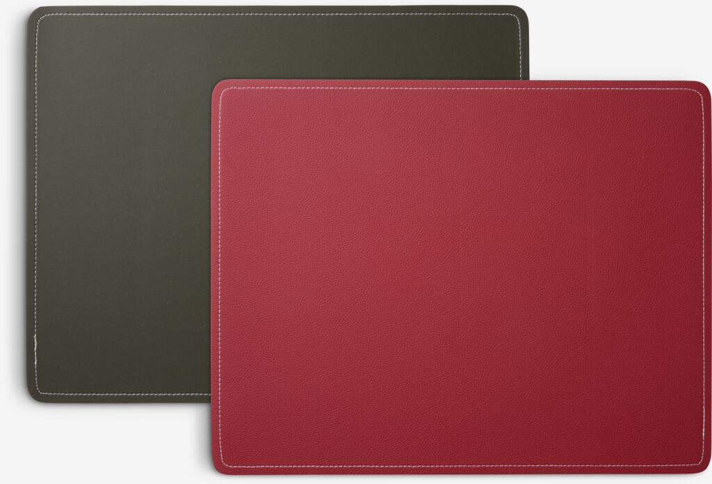 Stoni podmetač TIDSEL 33x42 crvena/zelena