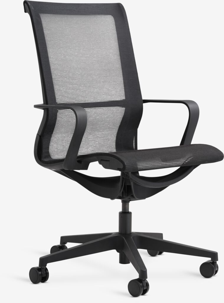 Kancelarijska stolica FOLBY crna mreža/crna