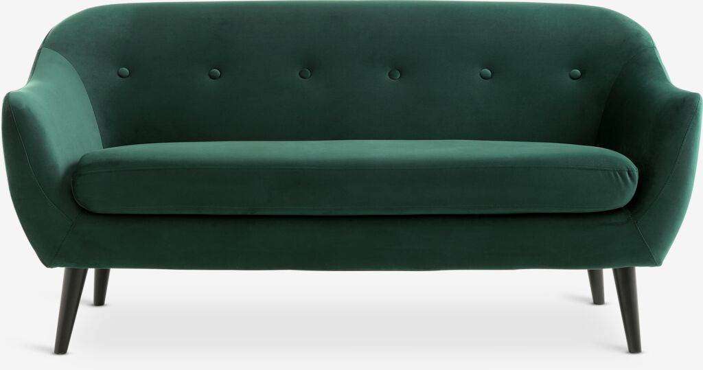 Produženi dvosed EGEDAL zeleni baršun