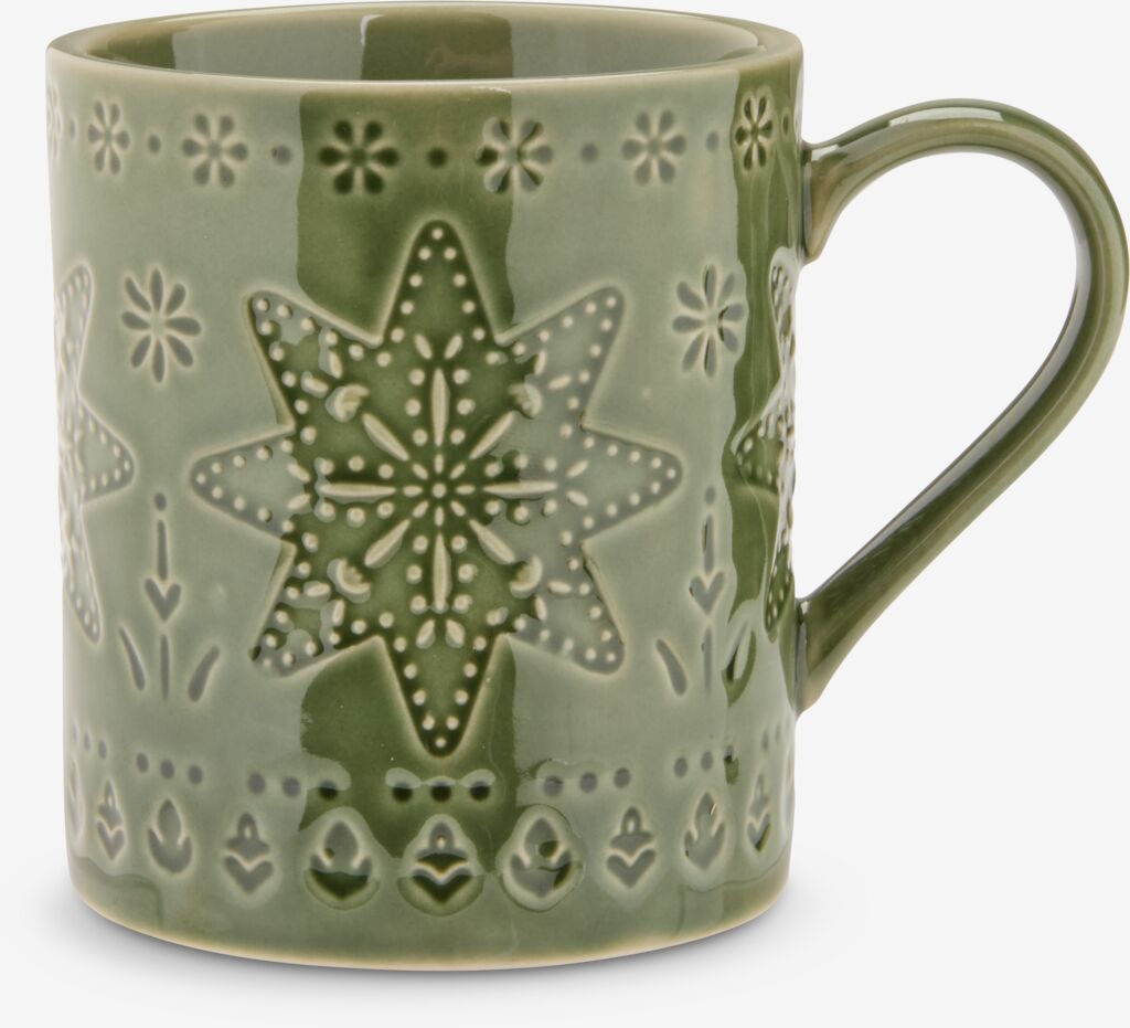 Šolja MALAKIT Ø8xV9cm 30cl zelena