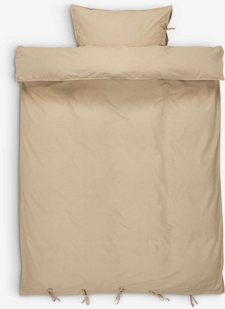 Set posteljine SELMA isprani pamuk 140x200 bledo kaki