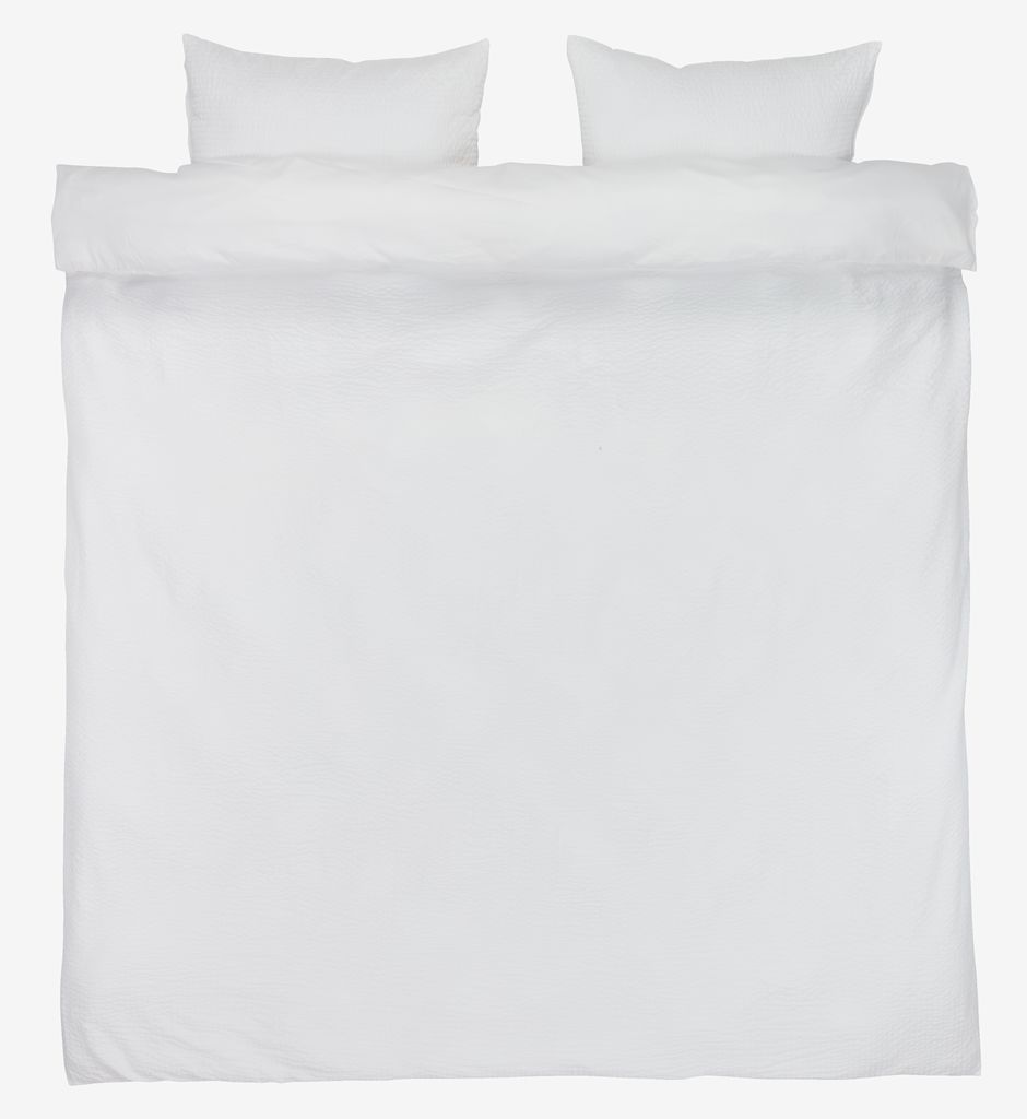 Set krep posteljine LUSINE 200x220 bela