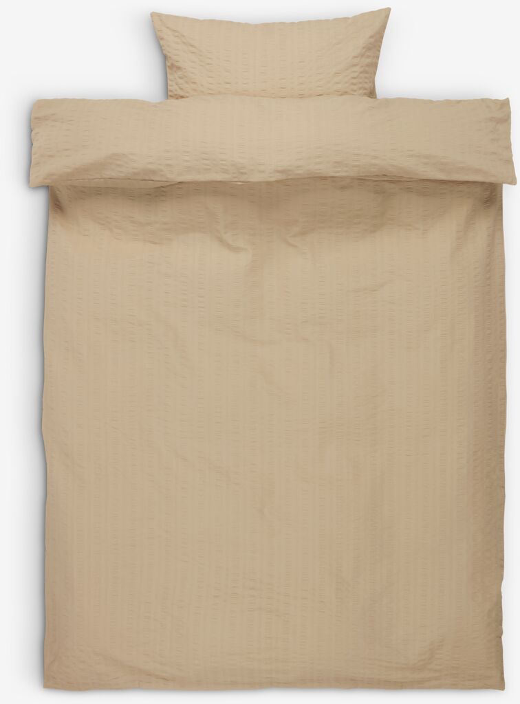 Set krep posteljine SIGRID 140x200 bledo kaki