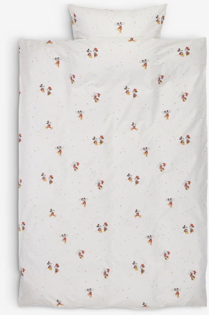 Set posteljine MICKEY 140x200 bela