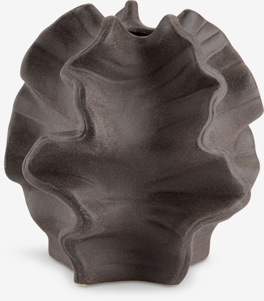 Vaza VILHELM V18cm tamno braon