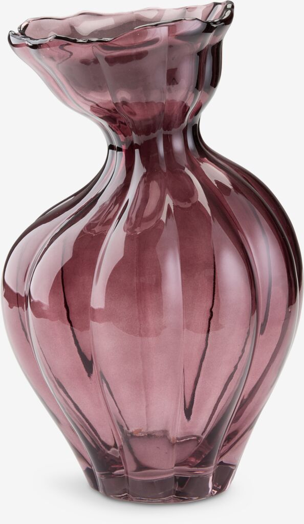 Vaza VILMER Ø19xV30cm patlidžan ljub.