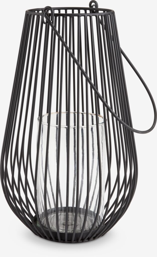 Fenjer MELIAS Ø21xV34cm crna