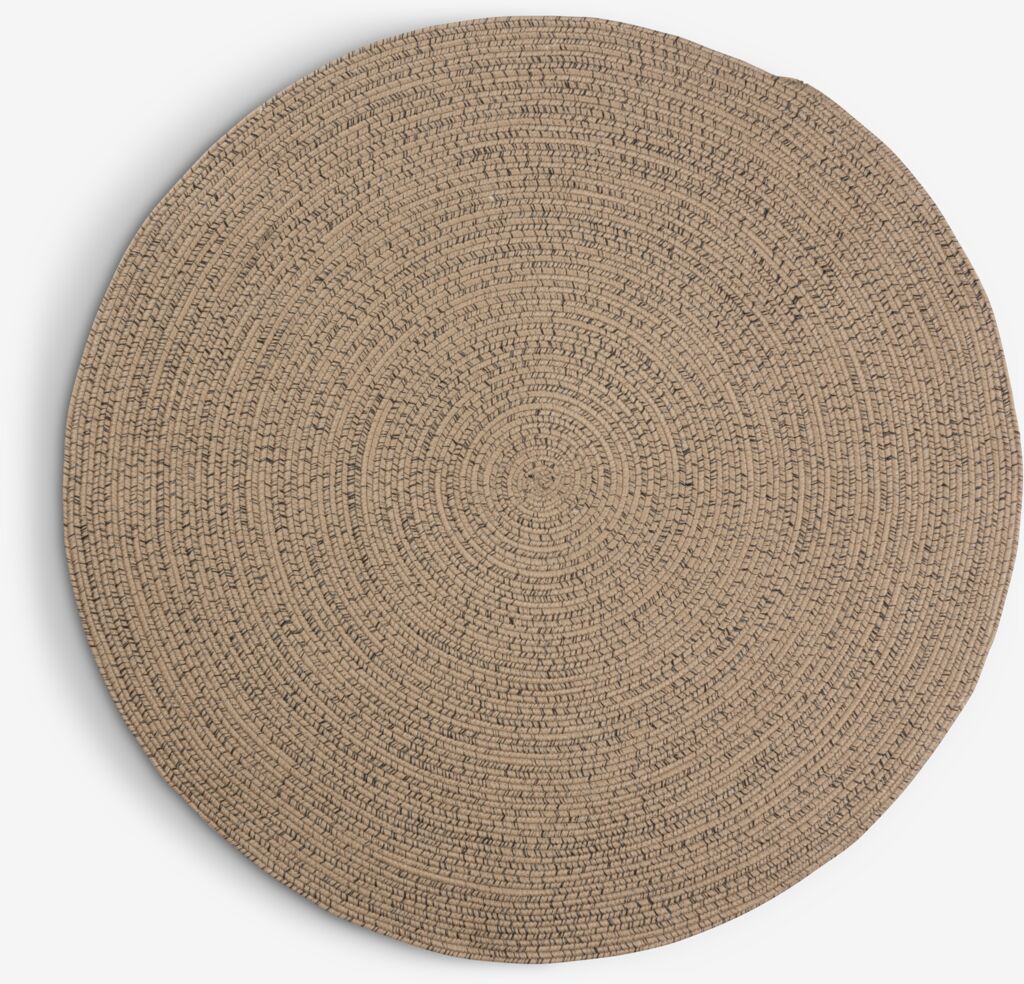 Tepih BUESTARR Ø120cm natur/zelena