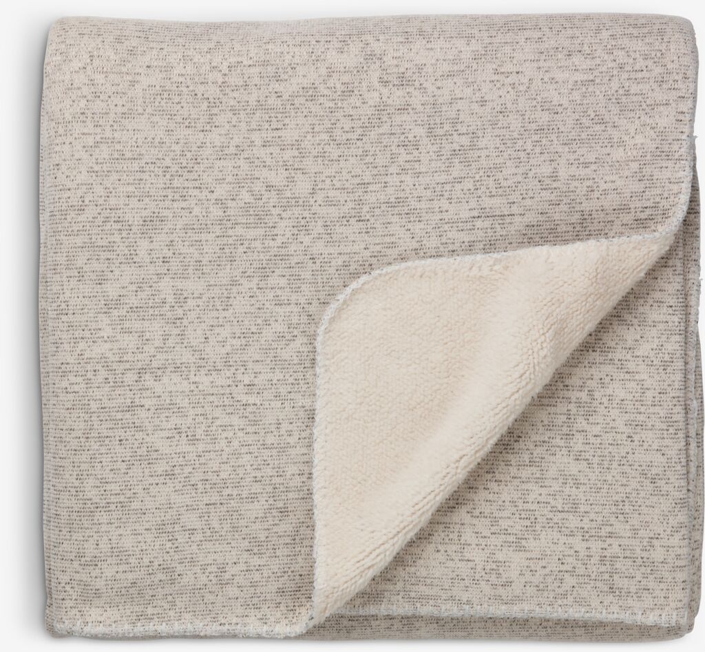 Ćebe GEDEBLAD 130x180cm sivo/bijela