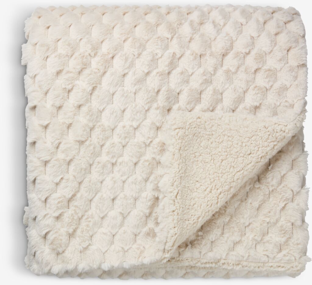 Ćebe HVIDBLOMME 150x200cm bež