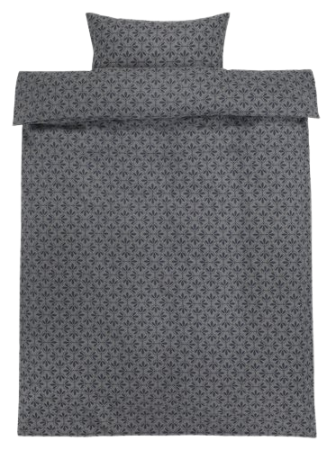 Posteljina ANN 140x200/50x70/75 cm tamno siva