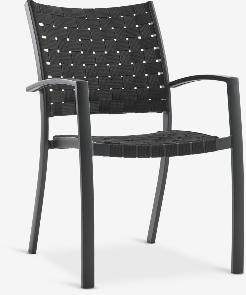 Baštenska stolica GLOMFJORD crna