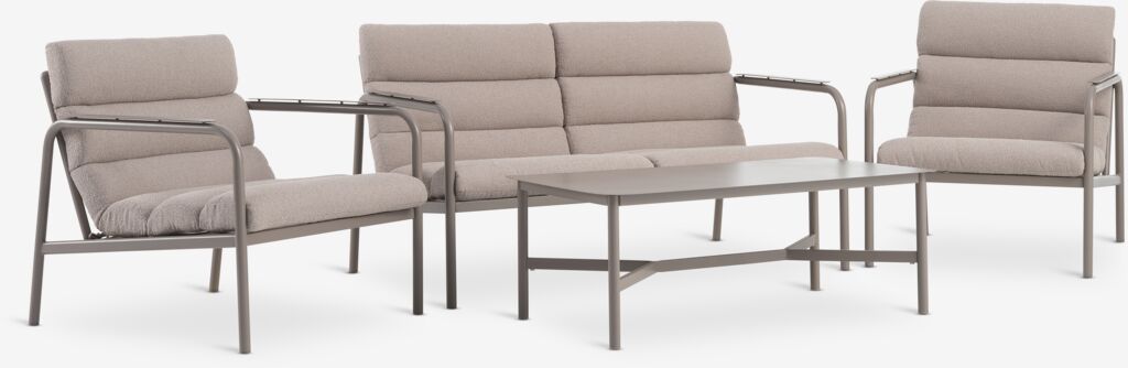 Baštenska garnitura LILLESTROEM 4os. tamni pijesak