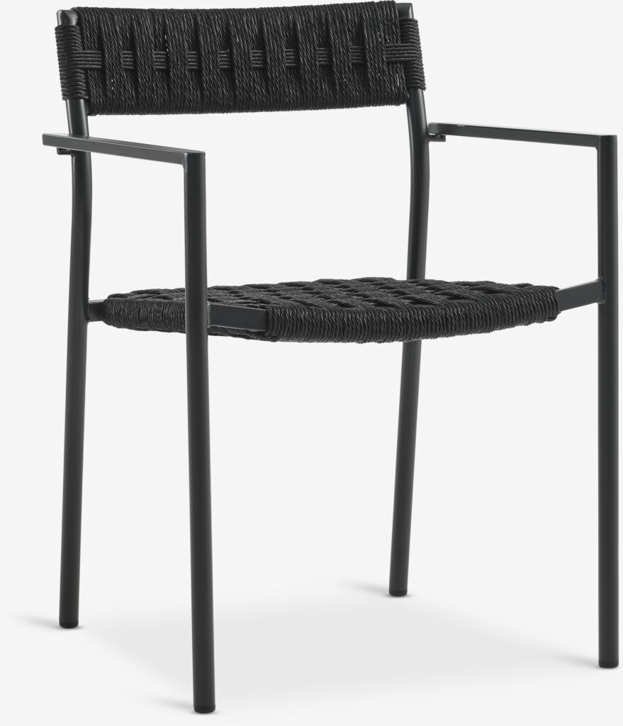 Baštenska stolica TRILLEVALLEN crna