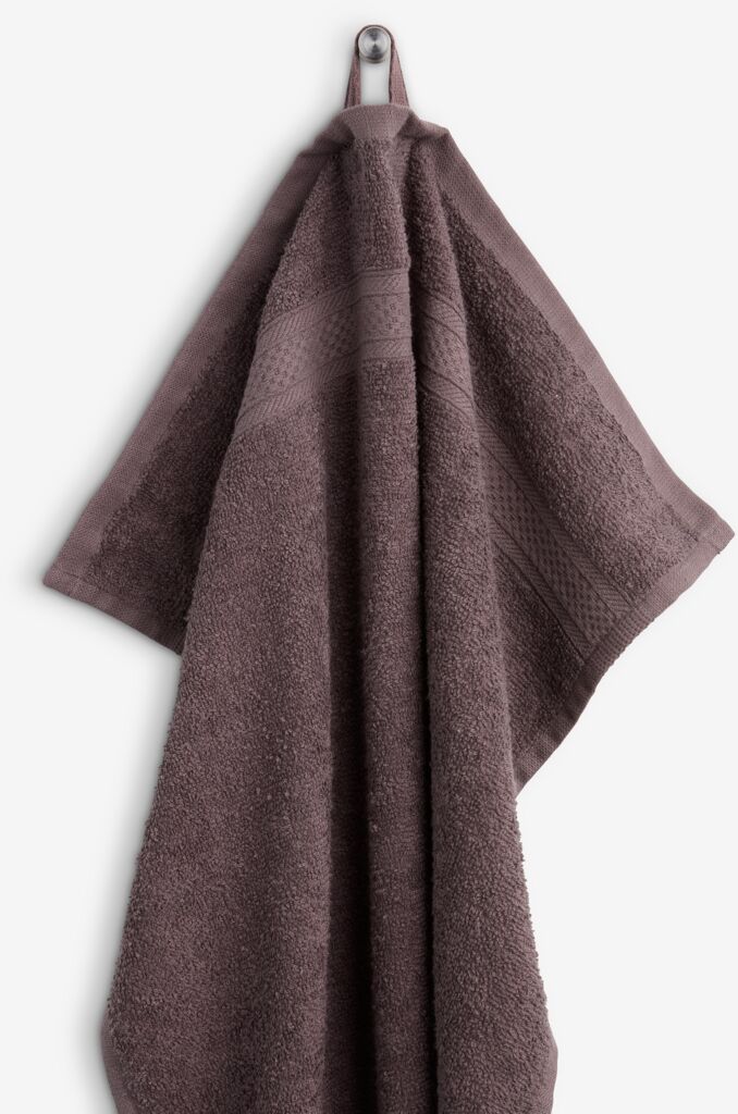 Peškir UPPSALA 65x130 pepelj. grožđe